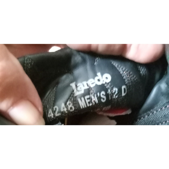 Laredo 4248 Men's Western Boot 2 Tone Brown Embossed 12D - Picture 2 of 12